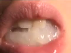 The slap of my come is enjoyed by my ravenous, light-haired bitch.